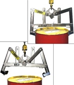 Stainless Steel Drum Lifter Model 92-SS, stainless steel drum lift, stainless steel barrel lifter