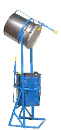 Morse Double 5 Gallon Can Tipper, 5 gallon can tipper,  manual pail tipper,  5 gallon can tilt pouring holder,  5 gallon bucket tilter,  5 gallon bucket tipper,  5 gallon pail handler,  morse pail pro,  pail handling equipment,